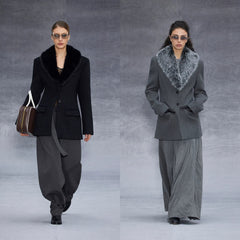 Wcoumq | Retro Mid-Length Waisted Woolen Suit with Detachable Fur Collar – Autumn & Winter Women’s Outerwear