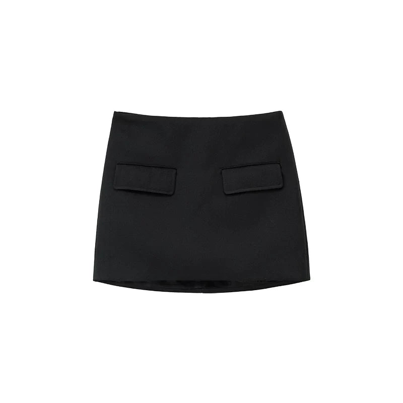 Wcoumq | Satin Horizontal Low-Waist Quilted Skirt – Elegant Women’s Stylish Quilted Satin Skirt