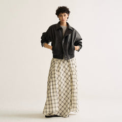 Wcoumq | Retro Textured Lapel Loose Leather Jacket – Women’s Casual Short Coat for Autumn & Winter